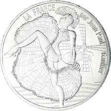 France, 10 Euro, 2017, Monnaie de Paris, Jean Paul Gaultier, MS(65-70), Silver