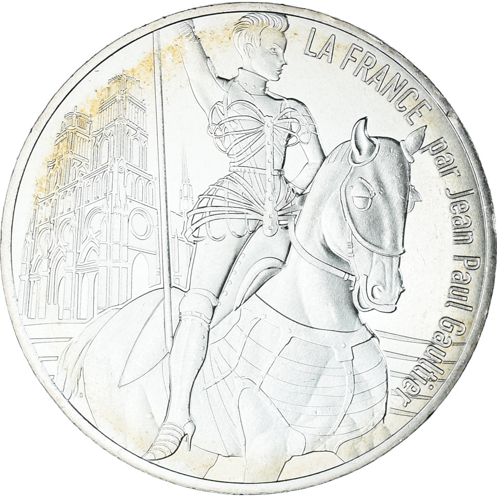 France, 10 Euro, 2017, Monnaie de Paris, Jean Paul Gaultier, MS(65-70), Silver