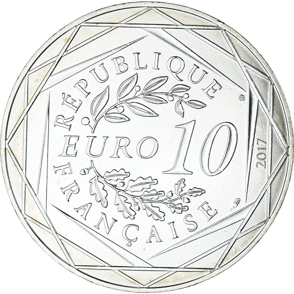 France, 10 Euro, 2017, Monnaie de Paris, Jean Paul Gaultier, MS(65-70), Silver