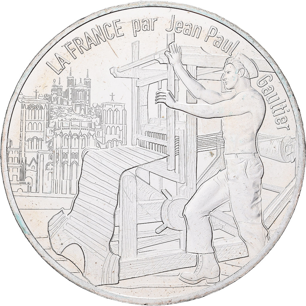 Francja, 10 Euro, 2017, Monnaie de Paris, Jean Paul Gaultier, MS(65-70), Srebro