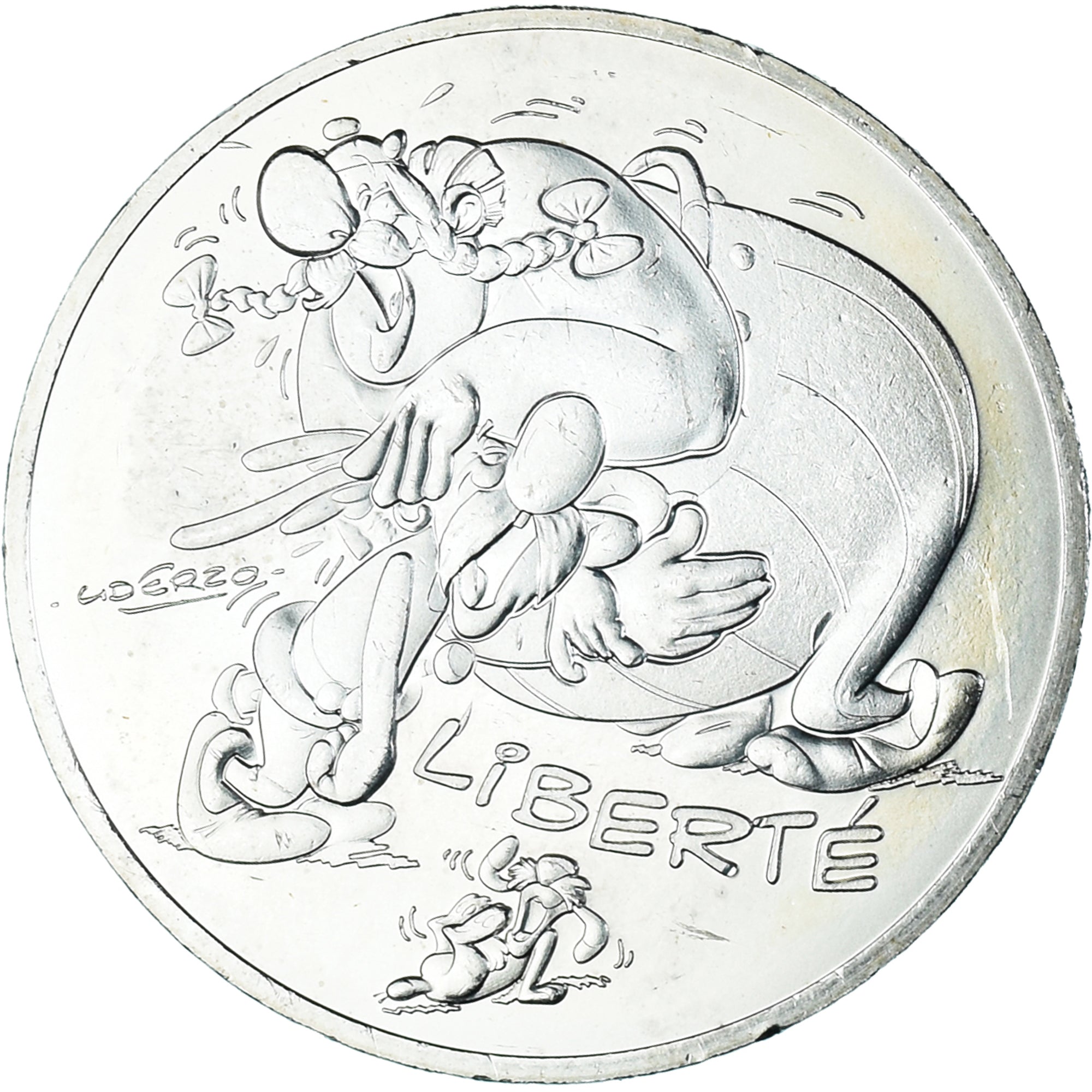France, 10 Euro, 2015, Monnaie de Paris, Asterix - Liberté, SPL+, Argent