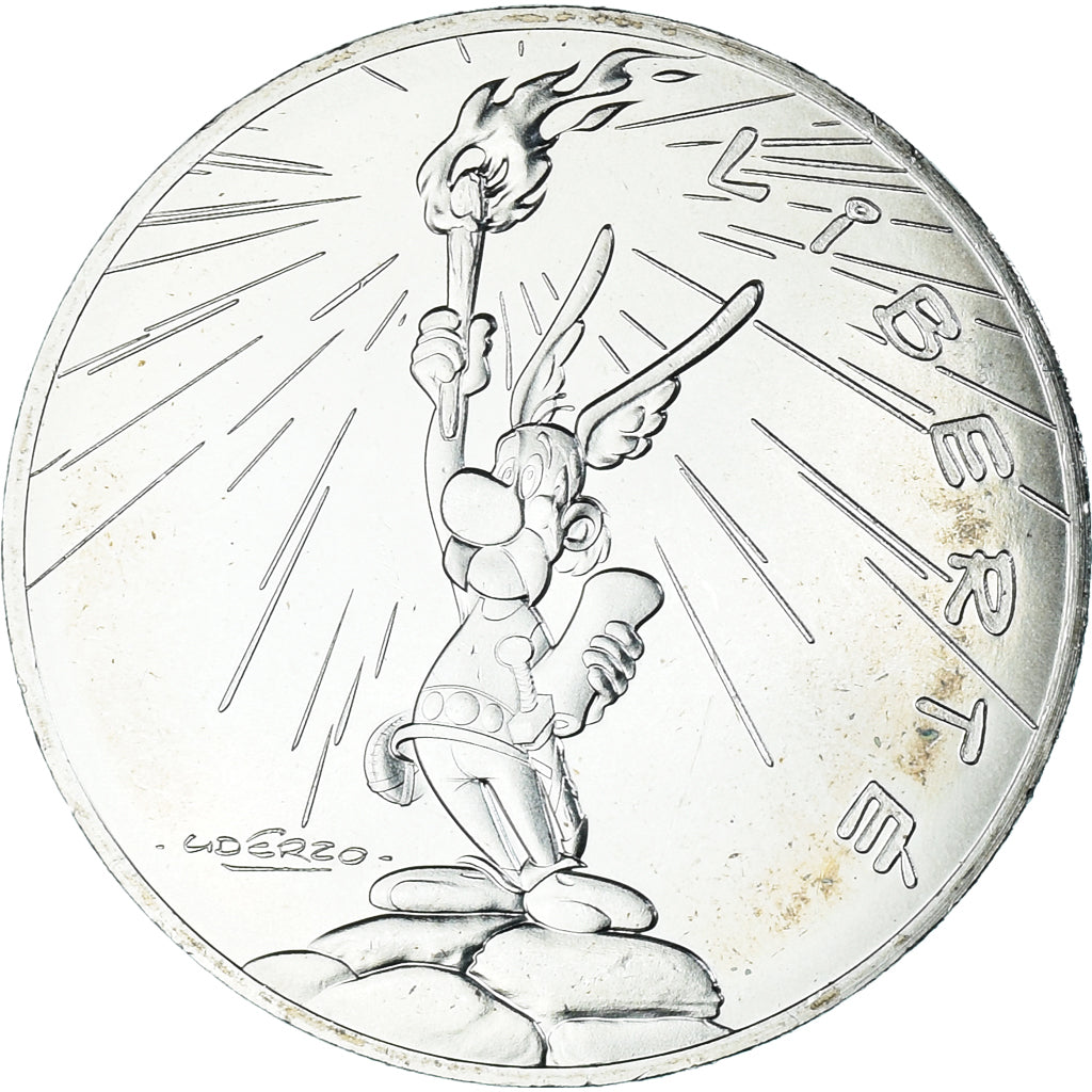 France, 10 Euro, 2015, Monnaie de Paris, Asterix - Liberté, SPL+, Argent