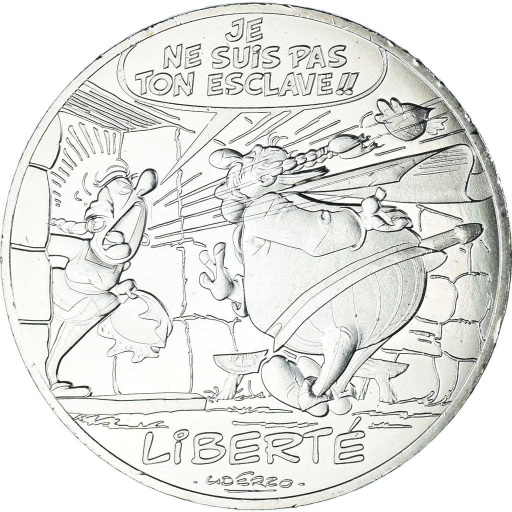France, 10 Euro, 2015, Monnaie de Paris, Asterix - Liberté, SPL+, Argent