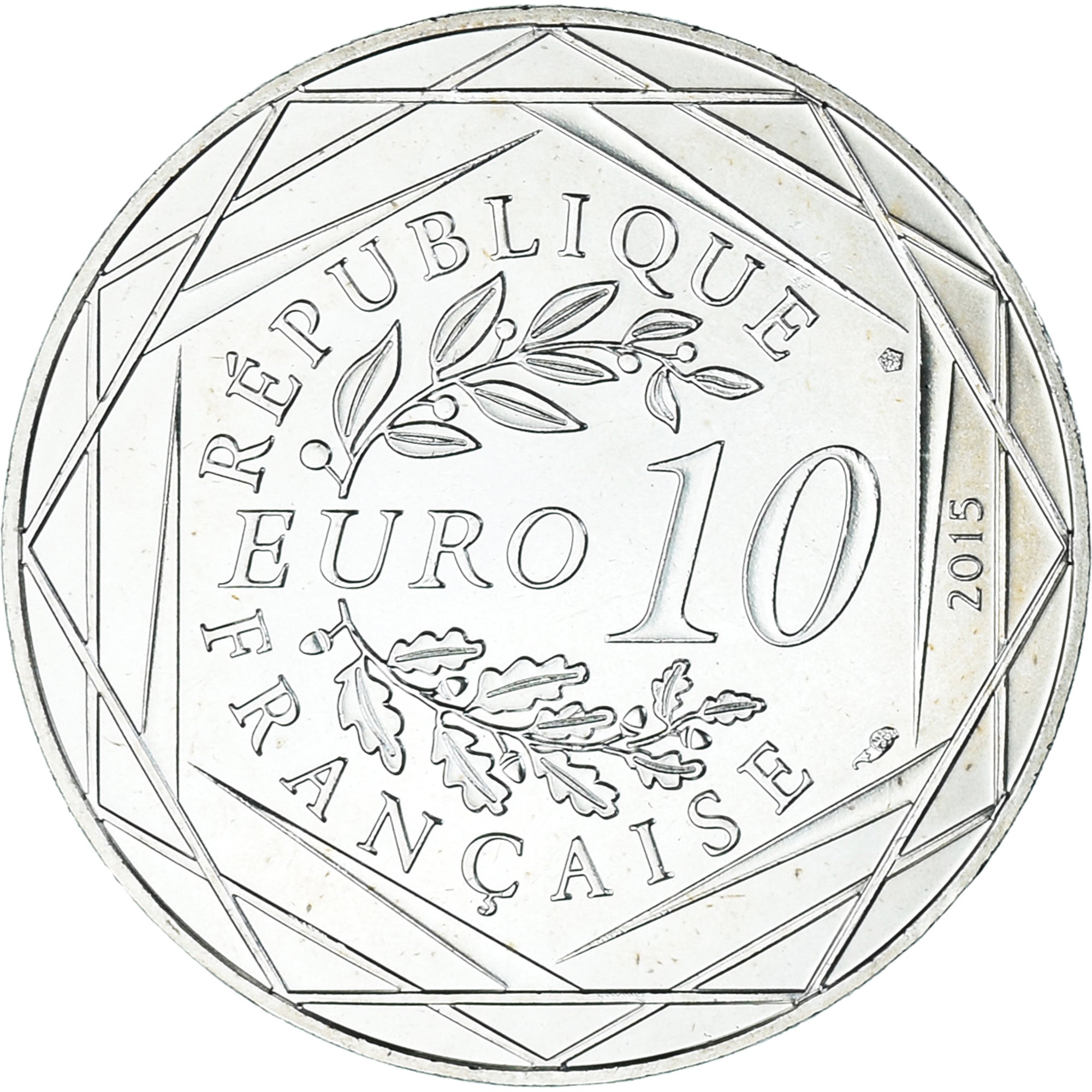France, 10 Euro, 2015, Monnaie de Paris, Asterix - Liberté, MS(64), Silver