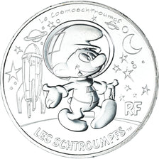 France, 10 Euro, Le Schtroumpf Cosmonaute (16/20), 2020, Monnaie de Paris, FDC