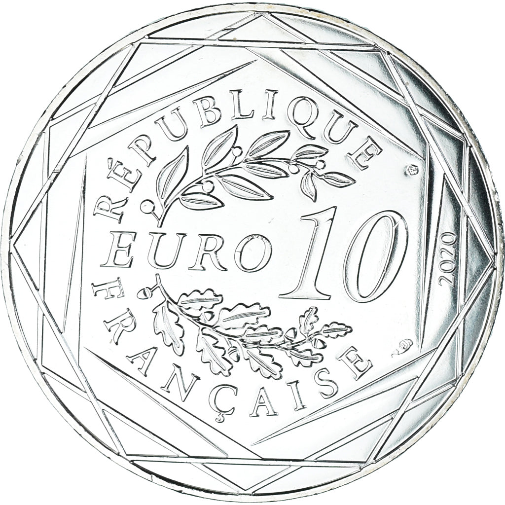 France, 10 Euro, Le Schtroumpf Reporter (20/20), 2020, Monnaie de Paris
