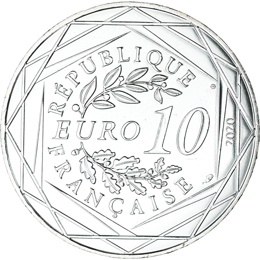 Frankreich, 10 Euro, Le Schtroumpf Financier (13/20), 2020, Monnaie de Paris