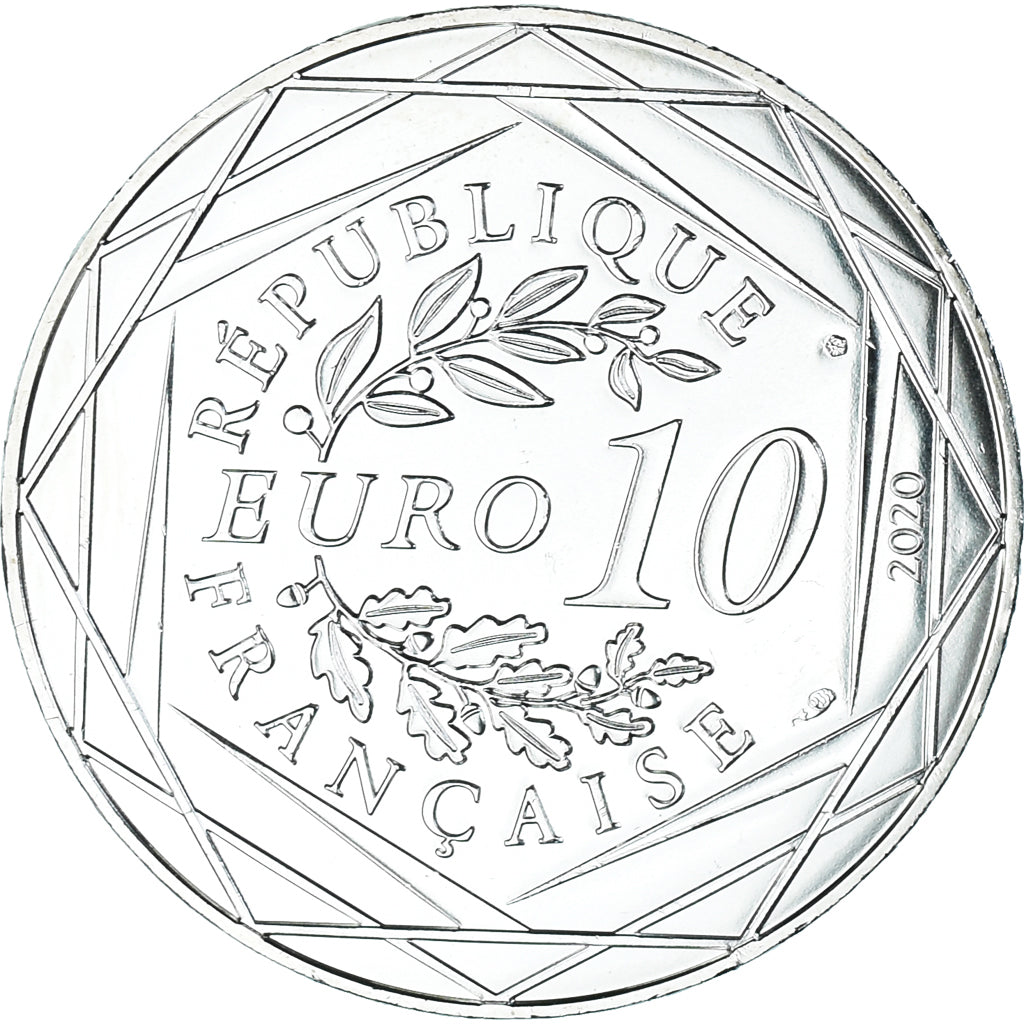 Frankreich, 10 Euro, Le Schtroumpf Bricoleur (17/20), 2020, Monnaie de Paris