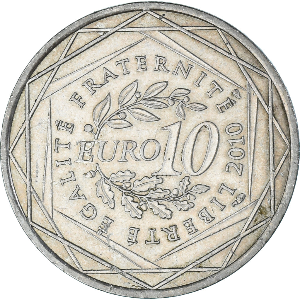 France, 10 Euro, Euros des régions, 2010, Monnaie de Paris, Ile De France