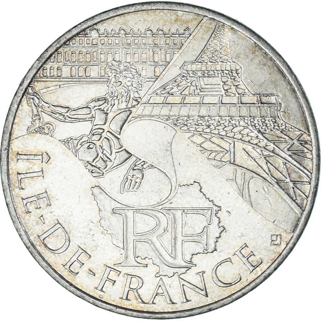 France, 10 Euro, Euros des régions, 2011, Monnaie de Paris, Ile De France