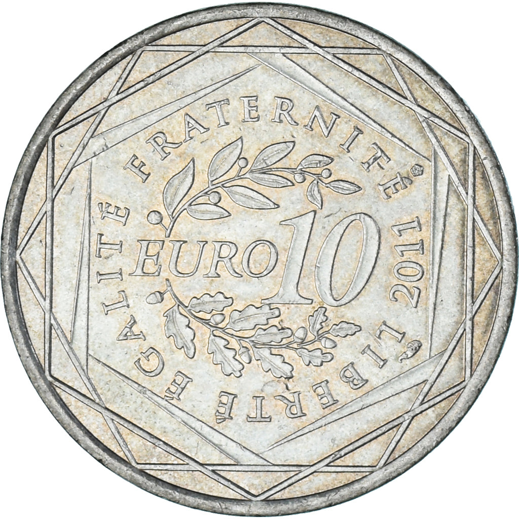 France, 10 Euro, Euros des régions, 2011, Monnaie de Paris, Ile De France