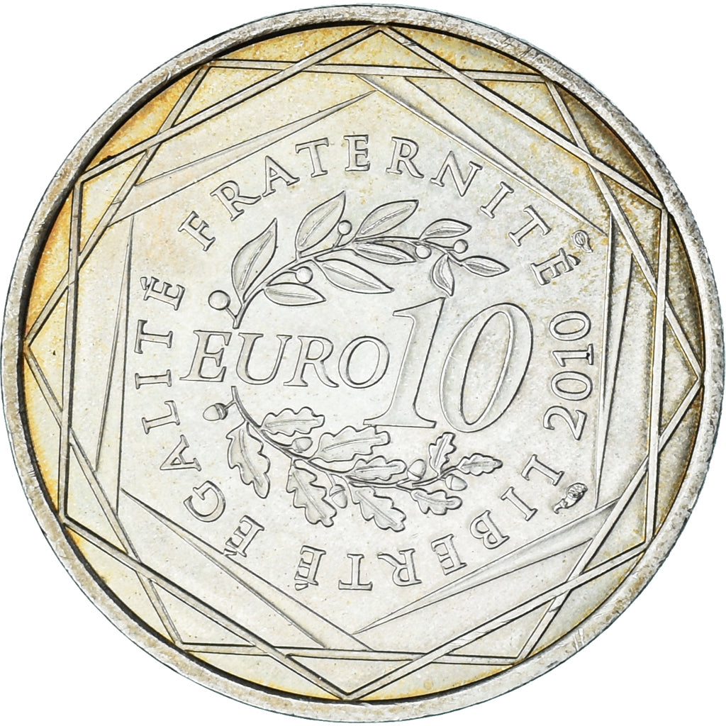 France, 10 Euro, Euros des régions, 2010, Monnaie de Paris, Bretagne, SUP+
