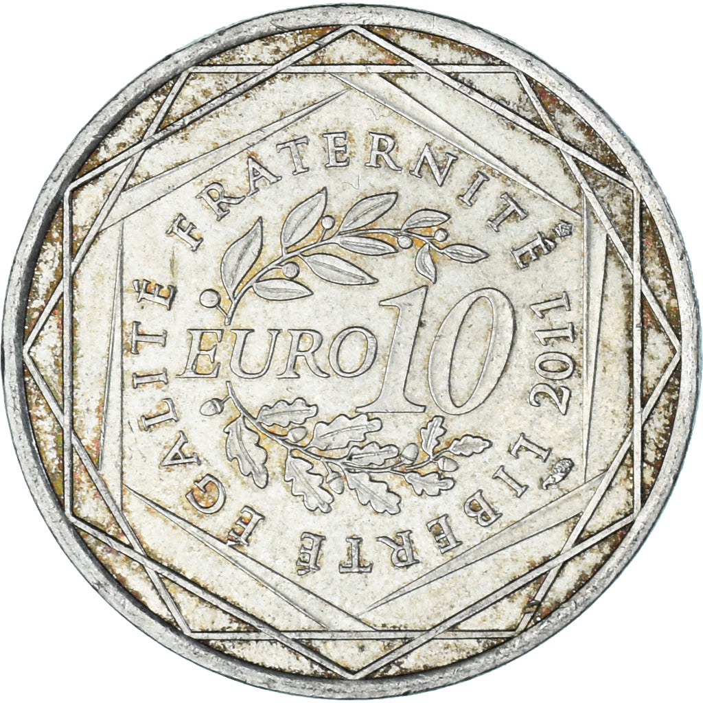 France, 10 Euro, Euros des régions, 2011, Monnaie de Paris, Picardie