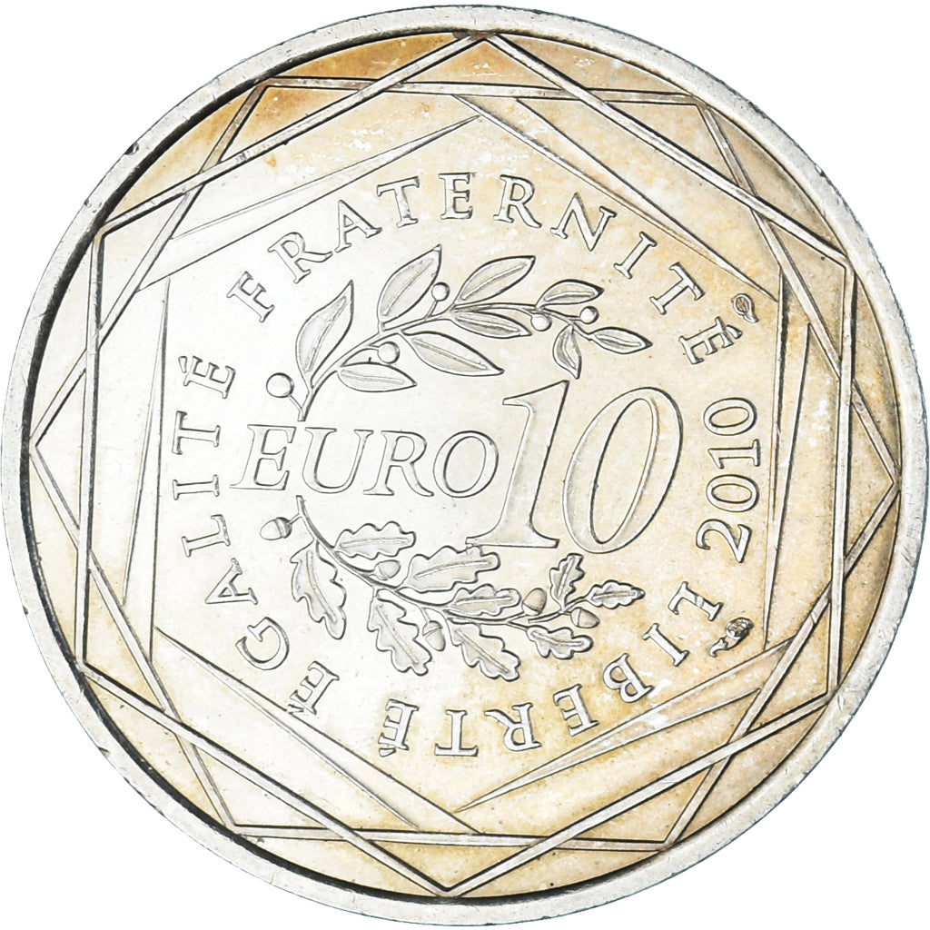 França, 10 Euro, Euros des régions, 2010, Paris, Franche-Comté, MS(64)