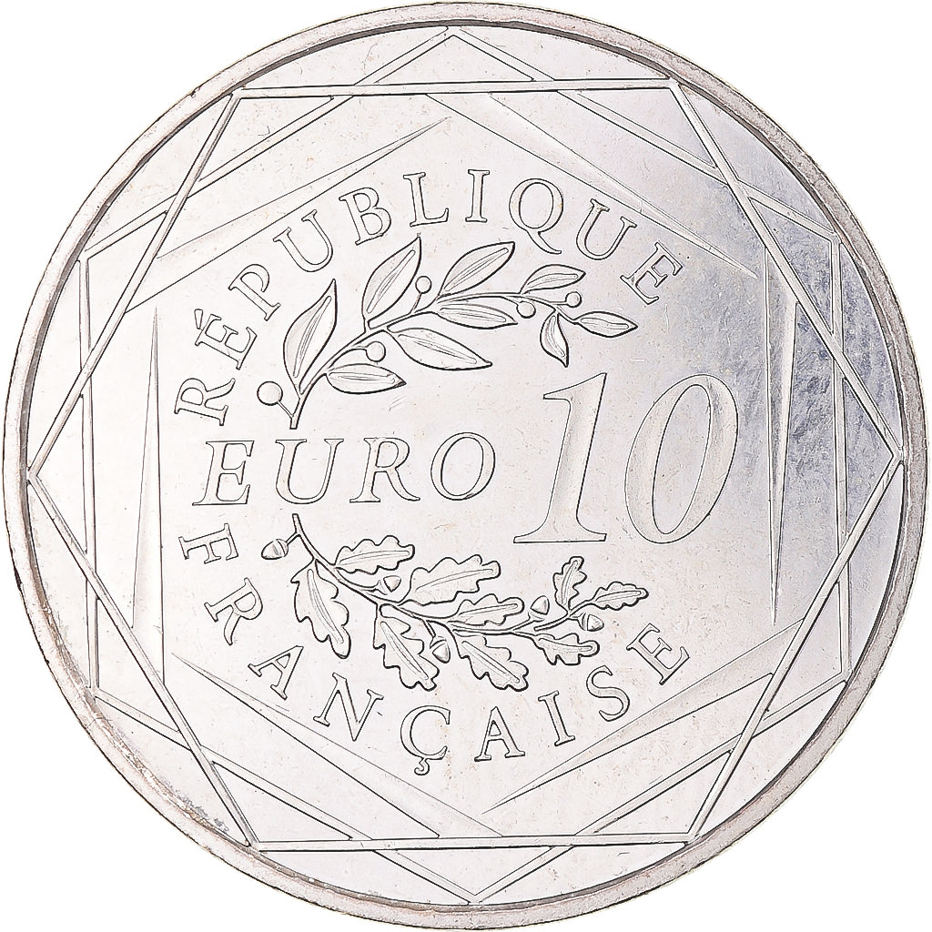 France, 10 Euro, 2012, Monnaie de Paris, Hercule, MS(63), Silver