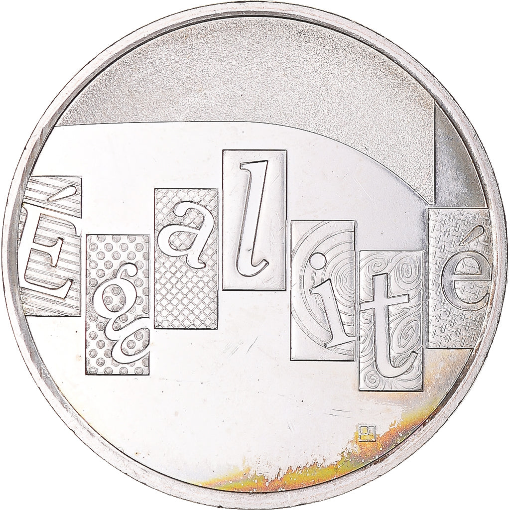 France, 5 Euro, 2013, Monnaie de Paris, Egalité, MS(63), Silver