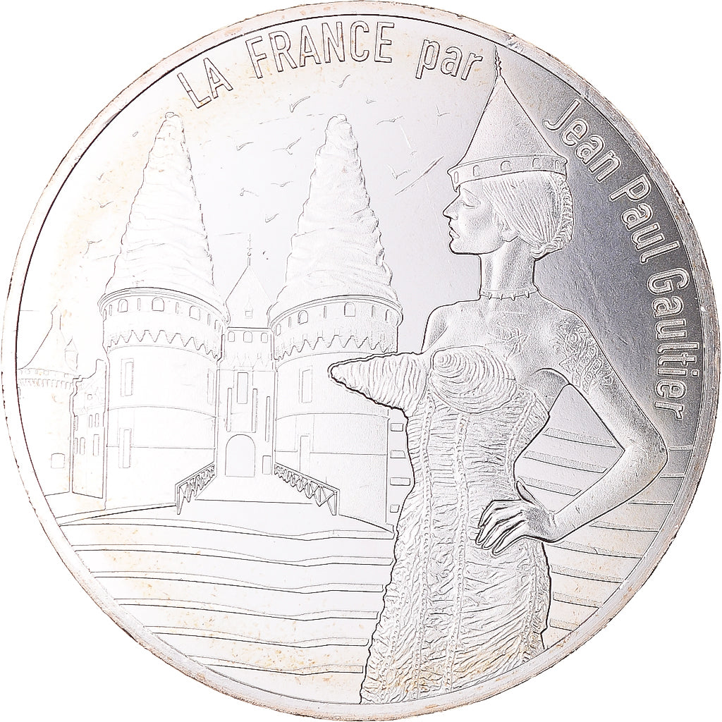 France, 10 Euro, 2017, Monnaie de Paris, La France par Jean-Paul Gaultier