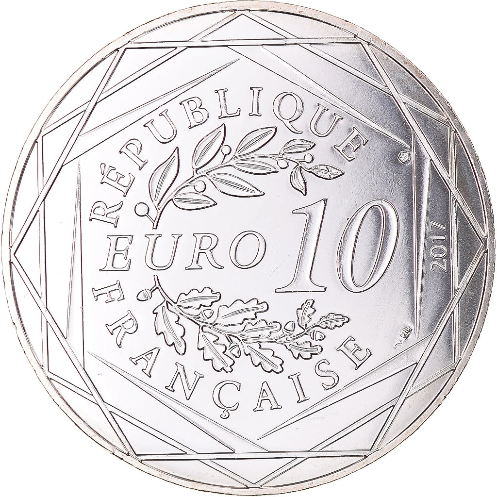 France, 10 Euro, 2017, Monnaie de Paris, La France par Jean-Paul Gaultier