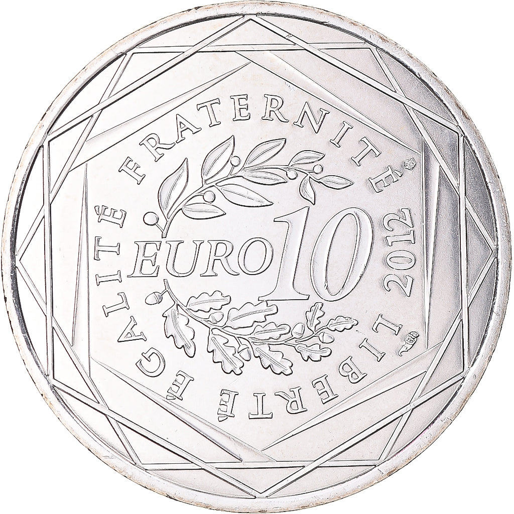 France, 10 Euro, Euros des régions, 2012, Monnaie de Paris, ALSACE.FDC