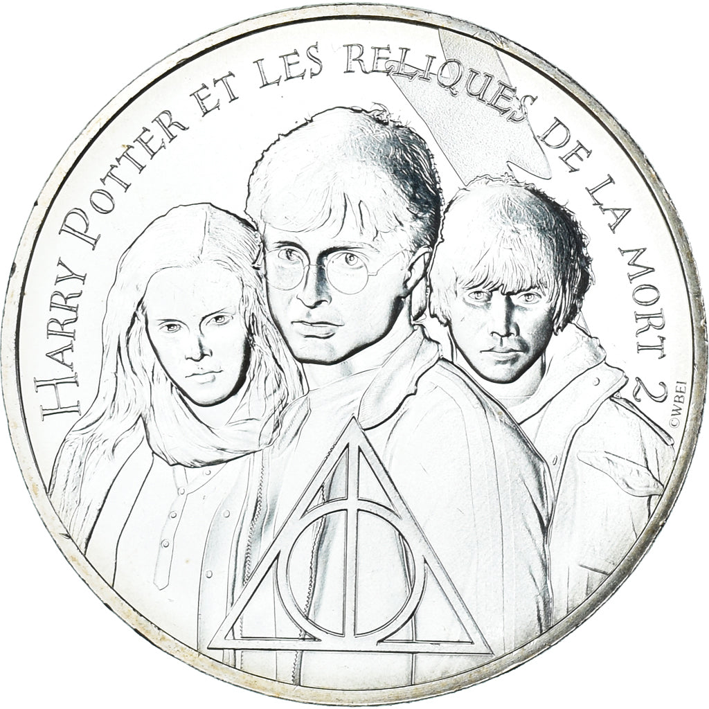 Frankrijk, 10 Euro, Harry Potter et les reliques de la mort, 2021, Monnaie de