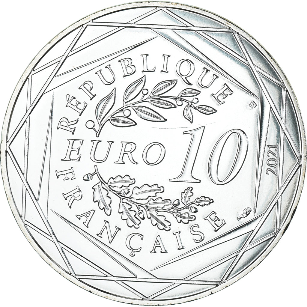 Frankrijk, 10 Euro, Harry Potter et les reliques de la mort, 2021, Monnaie de