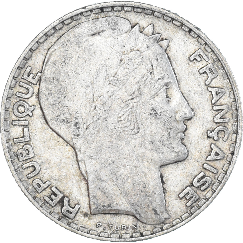 Moneda, Francia, Turin, 10 Francs, 1931, Paris, MBC+, Plata, KM:878