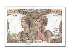 Billet, France, 5000 Francs, 5 000 F 1949-1957 ''Terre et Mer'', 1949