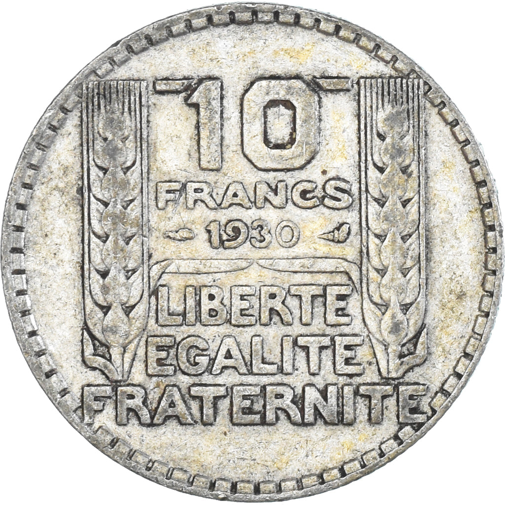 Moneda, Francia, Turin, 10 Francs, 1930, Paris, MBC, Plata, KM:878