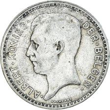 Munten, België, 20 Francs, 20 Frank, 1934, ZF+, Zilver, KM:104.1
