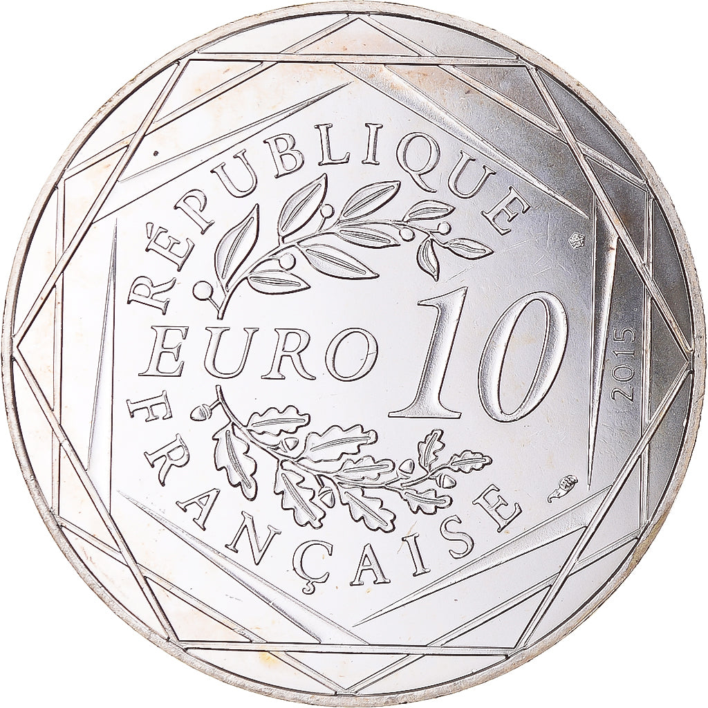 Francja, 10 Euro, Astérix Fraternité (Astérix chez les bretons), 2015