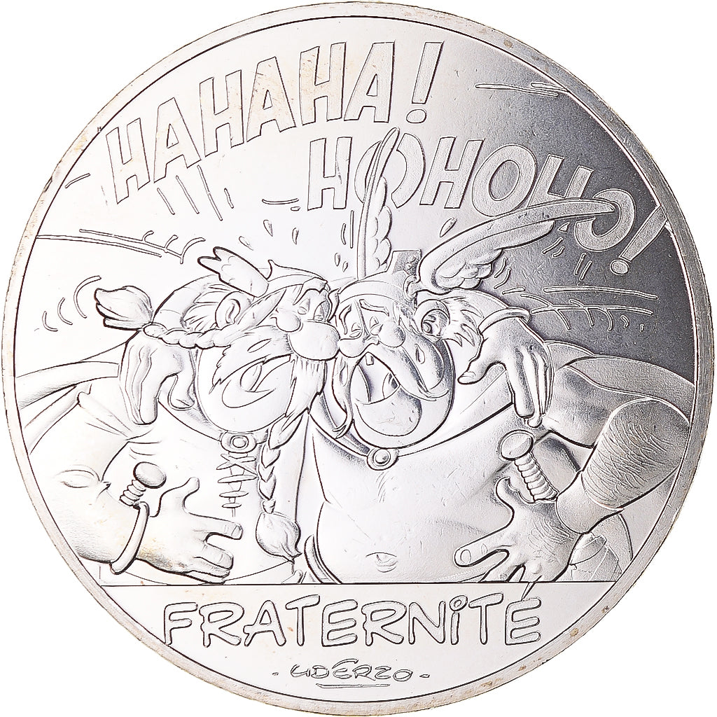 Frankreich, 10 Euro, Astérix Fraternité (Astérix chez les belges), 2015