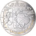 Francja, 10 Euro, 2015, Asterix Liberté La rose et le glaive, MS(65-70), Srebro