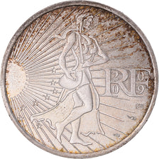 France, 5 Euro, 2009, Semeuse, EF(40-45), Silver, KM:1534