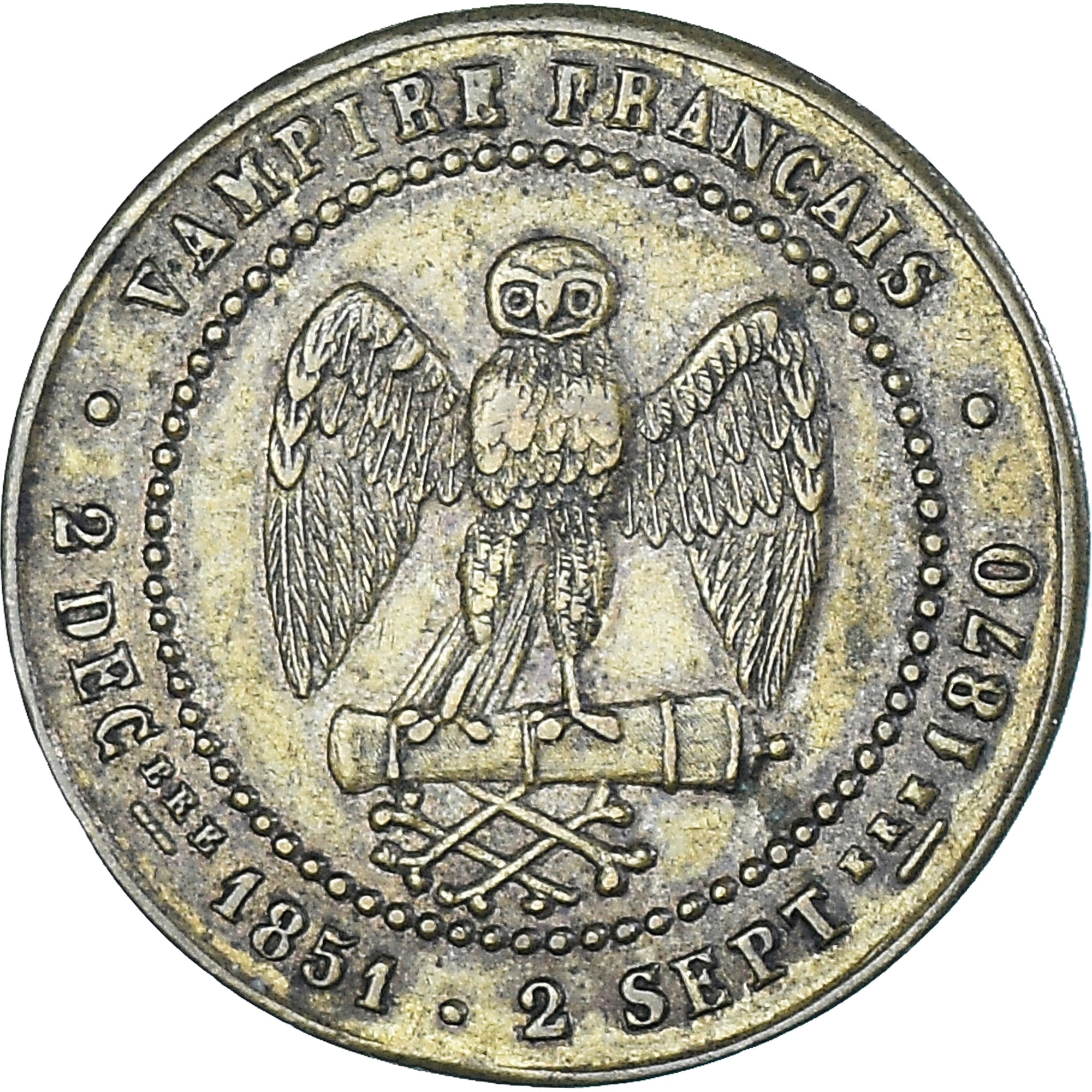 Francia, ficha, Napoléon III, Satirique, Bataille de Sedan, Undated (1870)
