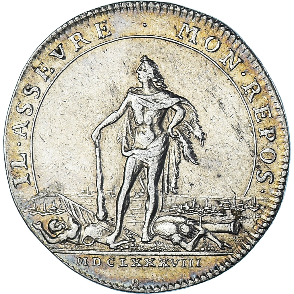 Frankreich, betaalpenning, Royal, Etats de Bourgogne, 1688, SS, Silber