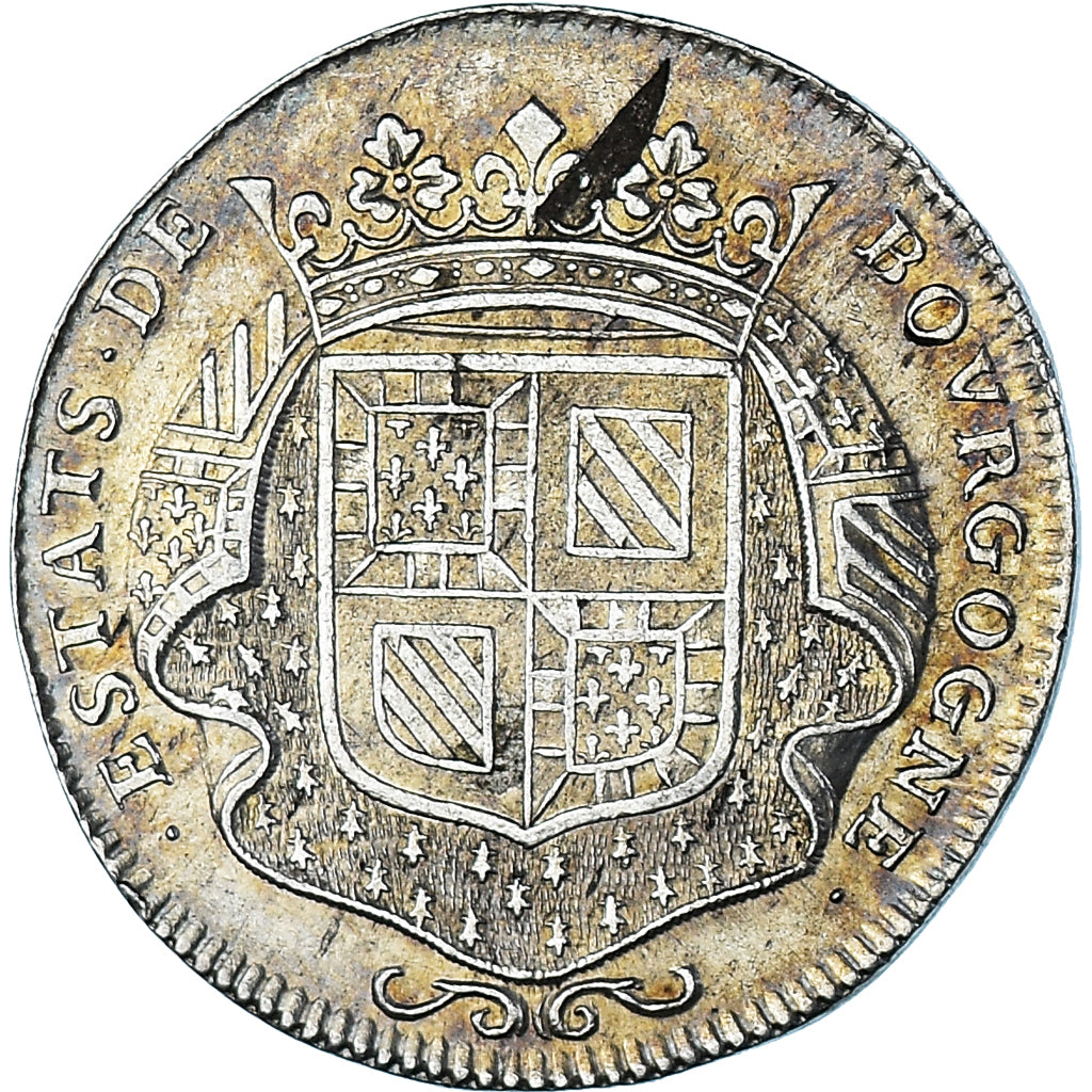 Frankreich, betaalpenning, Royal, Etats de Bourgogne, 1688, SS, Silber