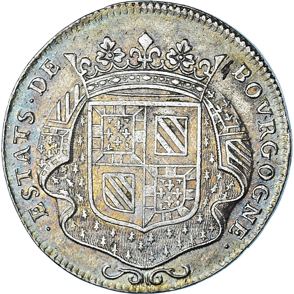 Frankrijk, Token, Royal, Etats de Bourgogne, 1688, FR+, Zilver, Feuardent:9820