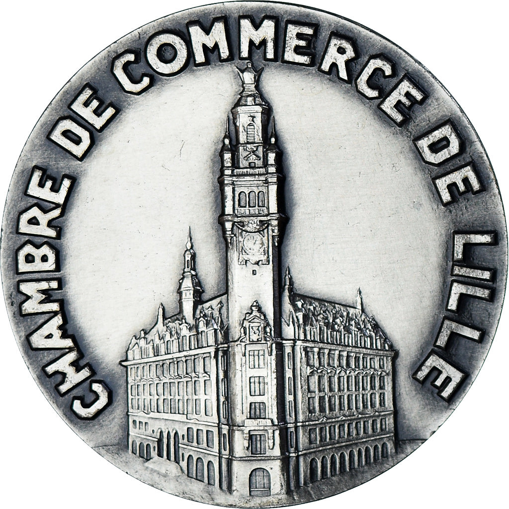 Francia, medalla, French Fourth Republic, Chambre de Commerce et Industrie de