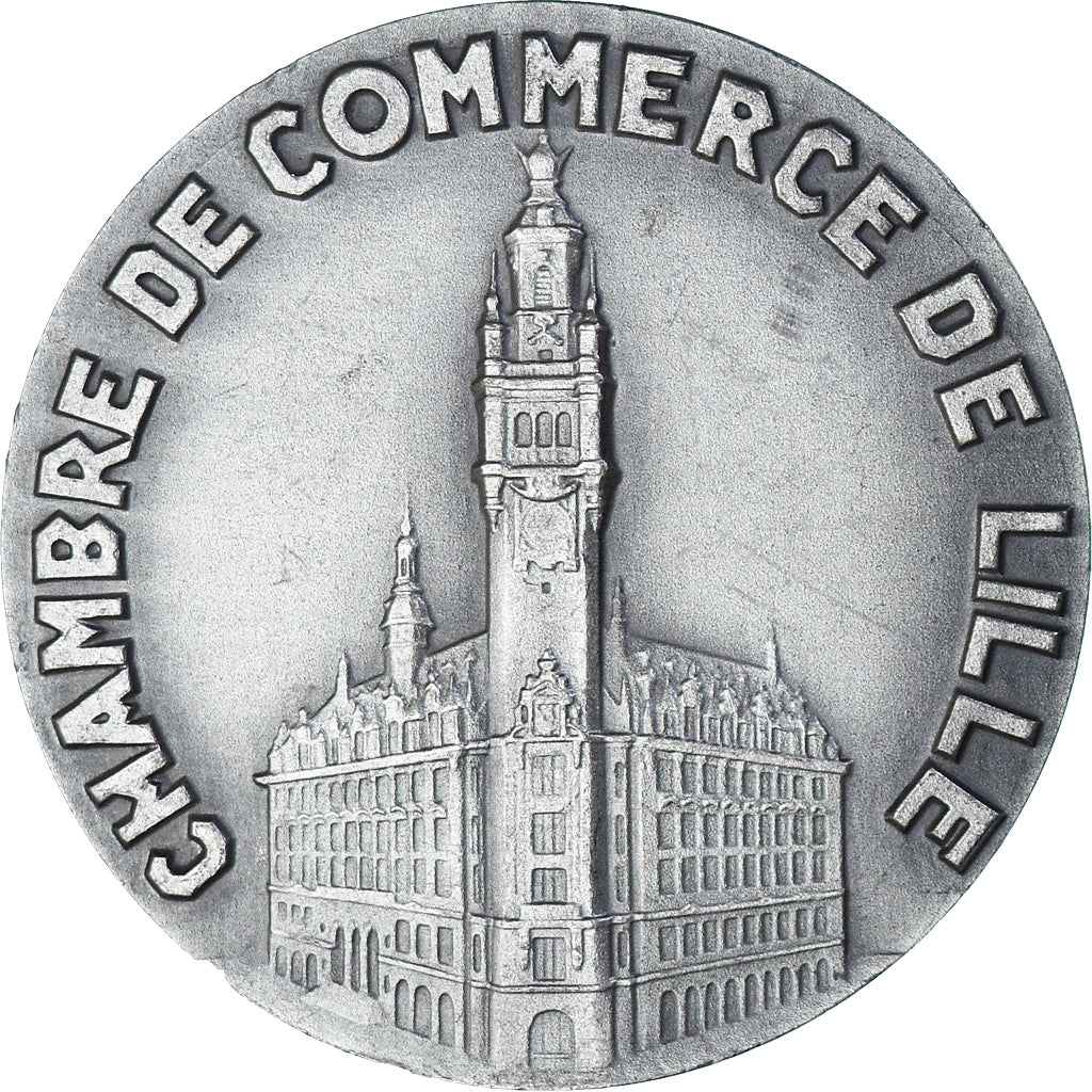 Francja, medal, Chambre de Commerce et Industrie de Lille, Biznes i przemysł