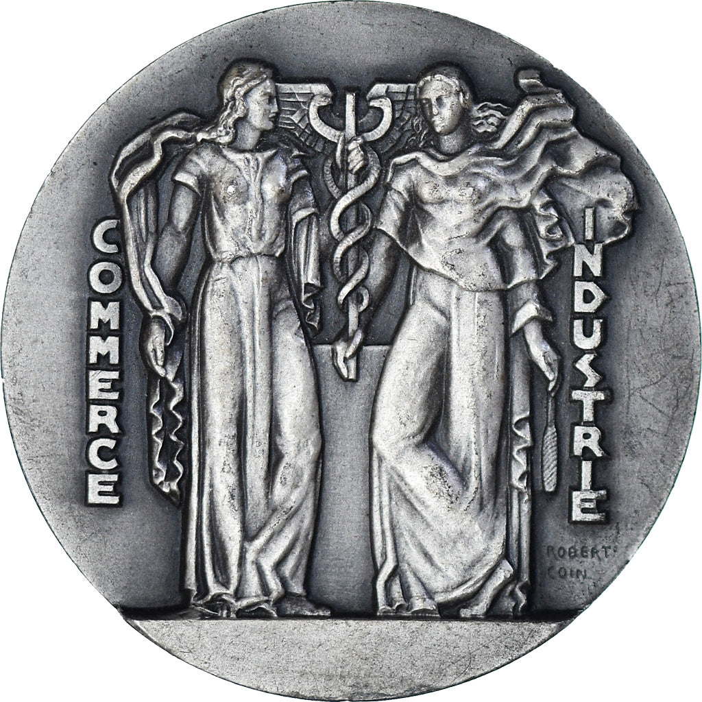 França, medalha, Chambre de Commerce et Industrie de Lille, Indústria e