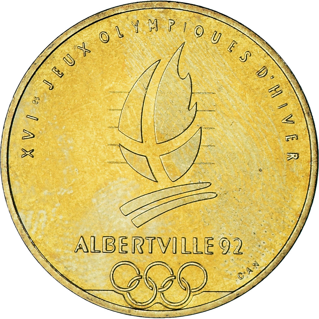 Francia, medaglia, XVIème Jeux Olympiques d'Hiver d'Albertville, 1992, Cortina