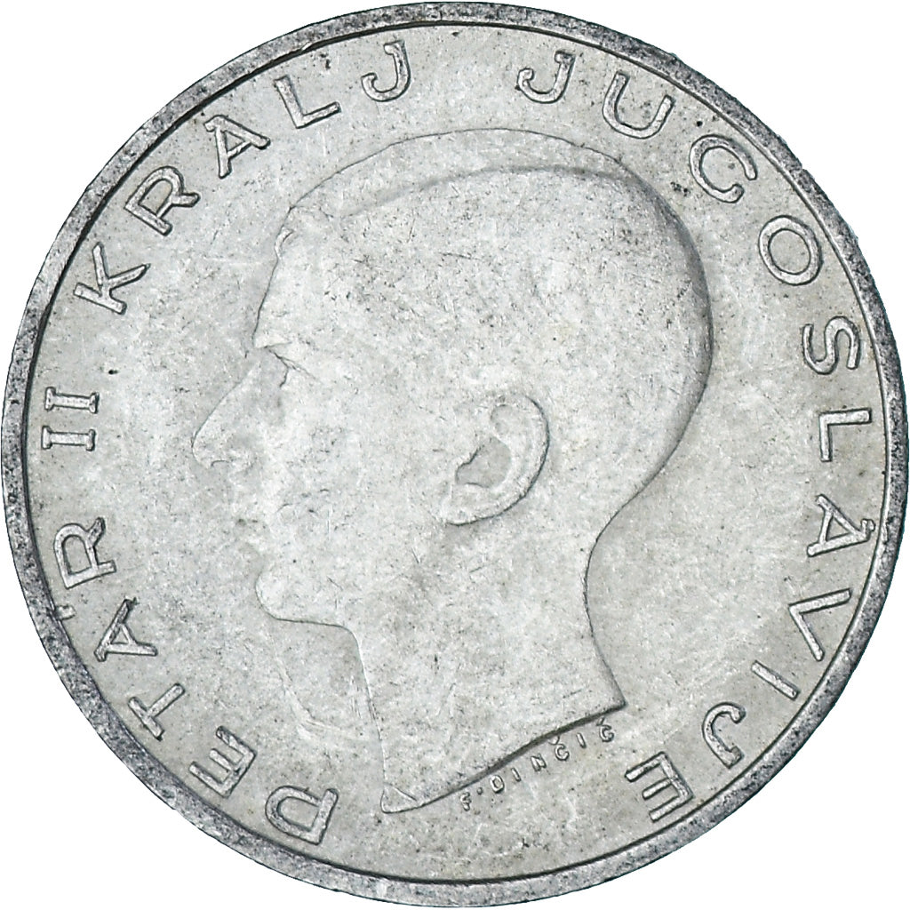 Moneta, Iugoslavia, Petar II, 20 Dinara, 1938, BB, Argento, KM:23