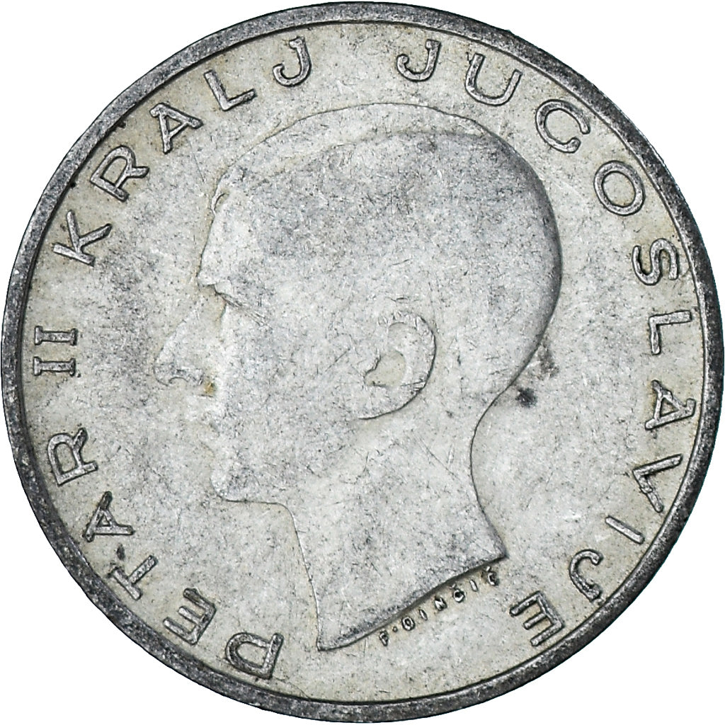 Coin, Yugoslavia, Petar II, 20 Dinara, 1938, EF(40-45), Silver, KM:23