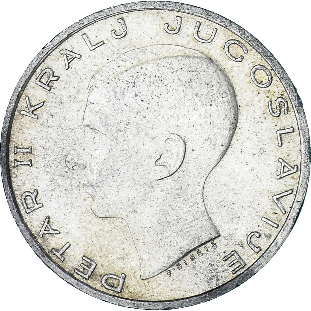 Coin, Yugoslavia, Petar II, 20 Dinara, 1938, AU(55-58), Silver, KM:23