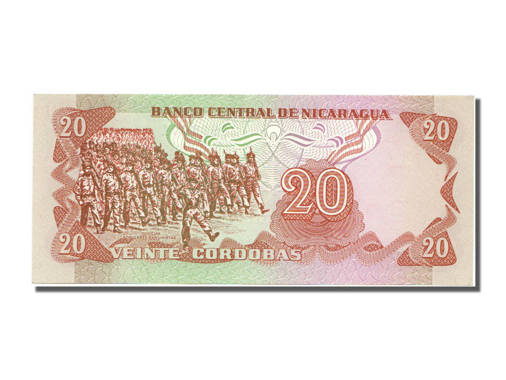 Banknote, Nicaragua, 20 Cordobas, 1979, UNC(65-70)