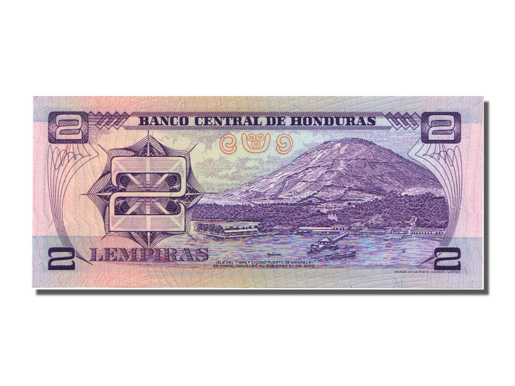 Banknote, Honduras, 2 Lempiras, 1976, 1976-09-23, UNC(65-70)