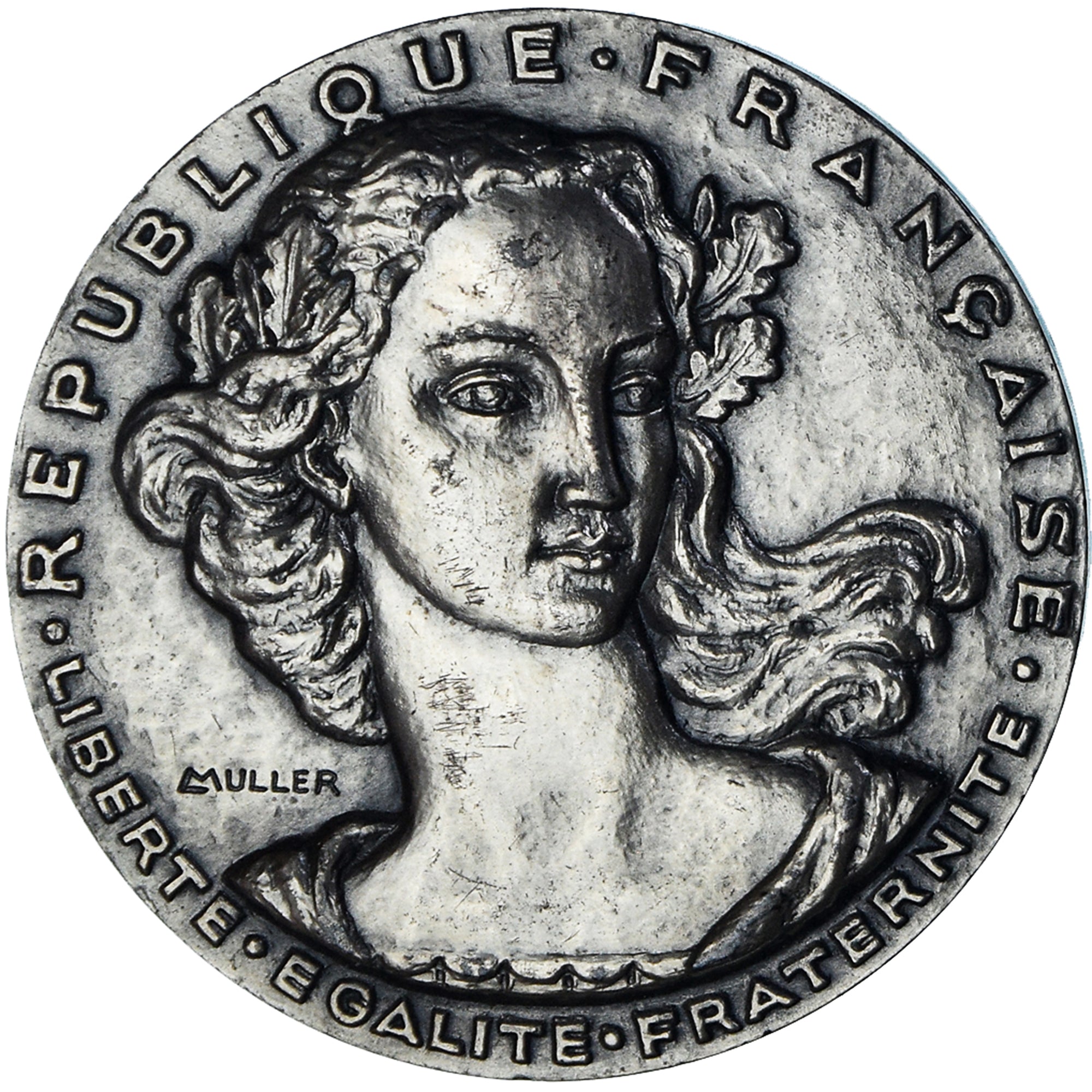 France, Medal, Conseil de la république - Sénat, 1958, Silver, Muller