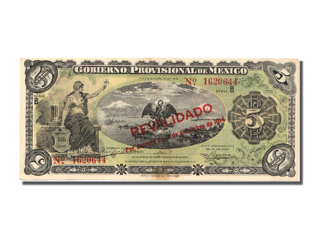 Billete, 5 Pesos, México - Revolucionario, 1914-12-01, SC