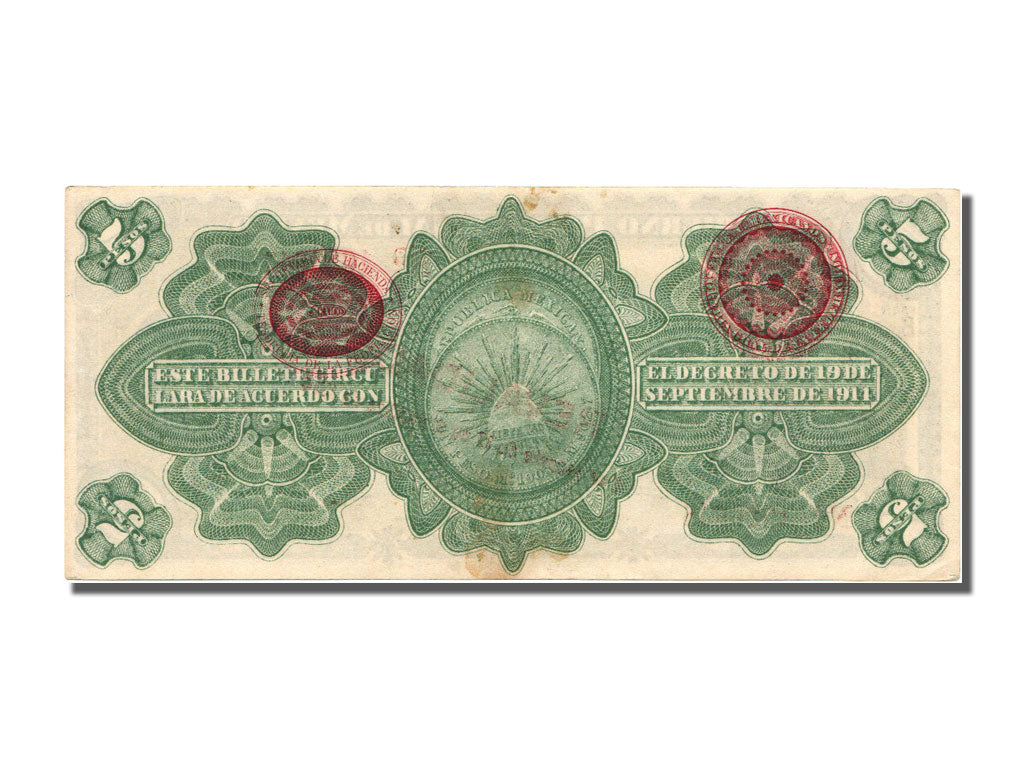 Billete, 5 Pesos, México - Revolucionario, 1914-12-01, SC