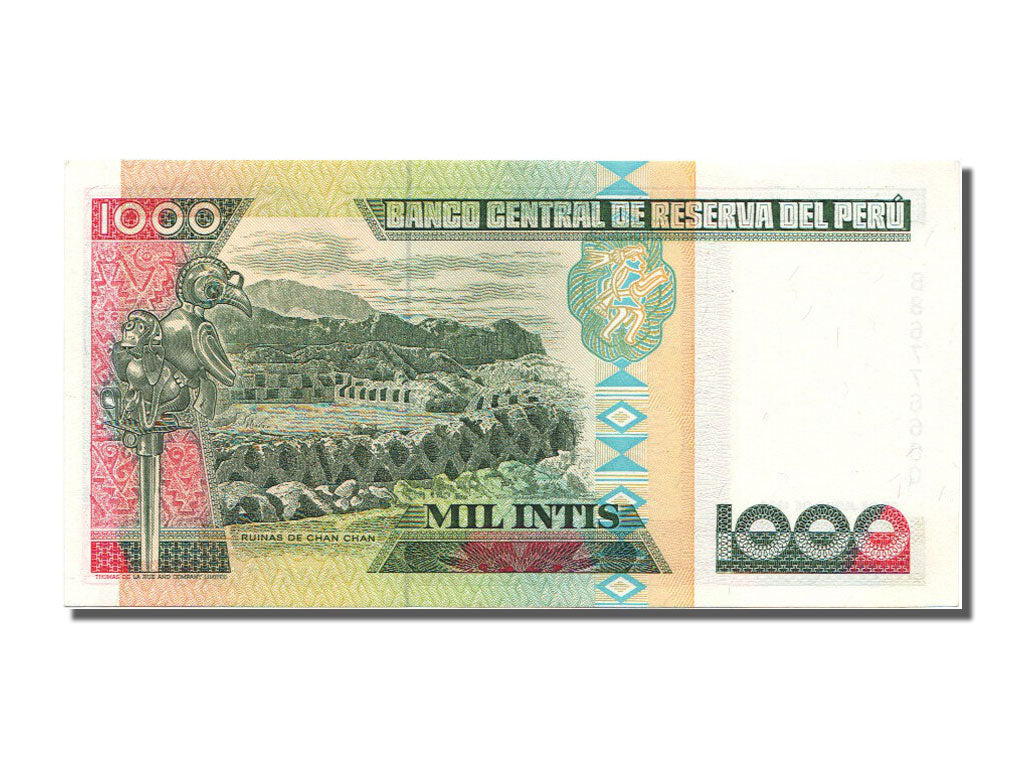 Banconote, Perù, 1000 Intis, 1988, 1988-06-28, FDS
